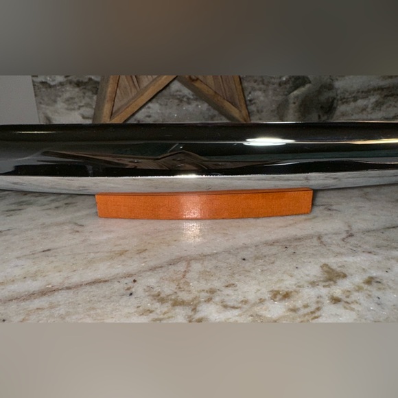 Milbern Creations MCM Chrome &  Wood Serving Tray - Picture 5 of 8